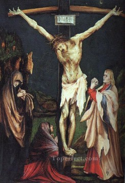 renaissance Painting - The Small Crucifixion Renaissance Matthias Grunewald